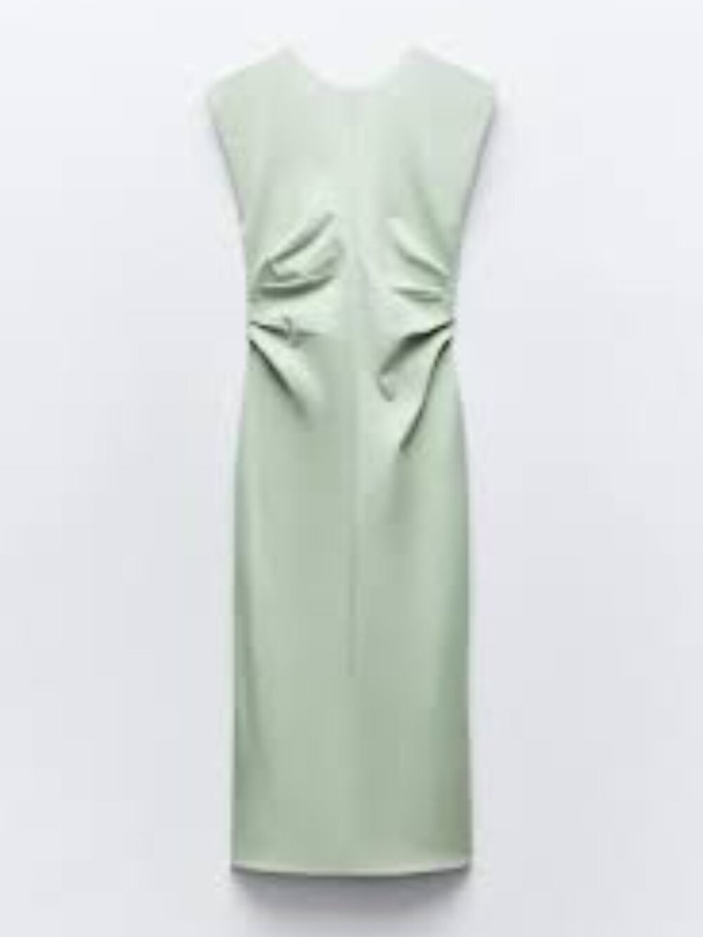 Zara Sage Green Midi Dress